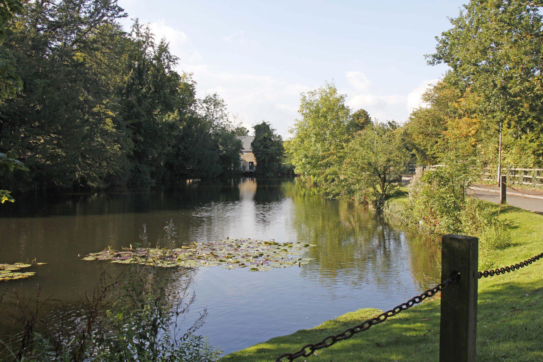 The moat at Holton Park